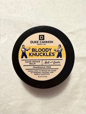 Duke Cannon Bloody Knuckles Hand Repair Balm - Fragrance Free 5 Oz